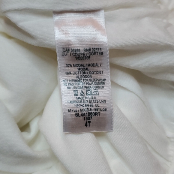 Splendid Long-Sleeve Balloon-hem T-Shirt, sz 4T - Picture 4 of 4